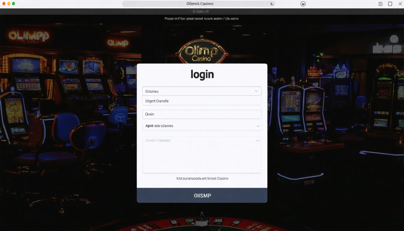 login Olimp Casino